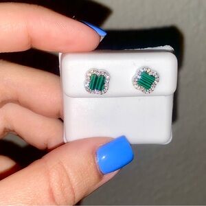 Sterling Silver Clover Studs